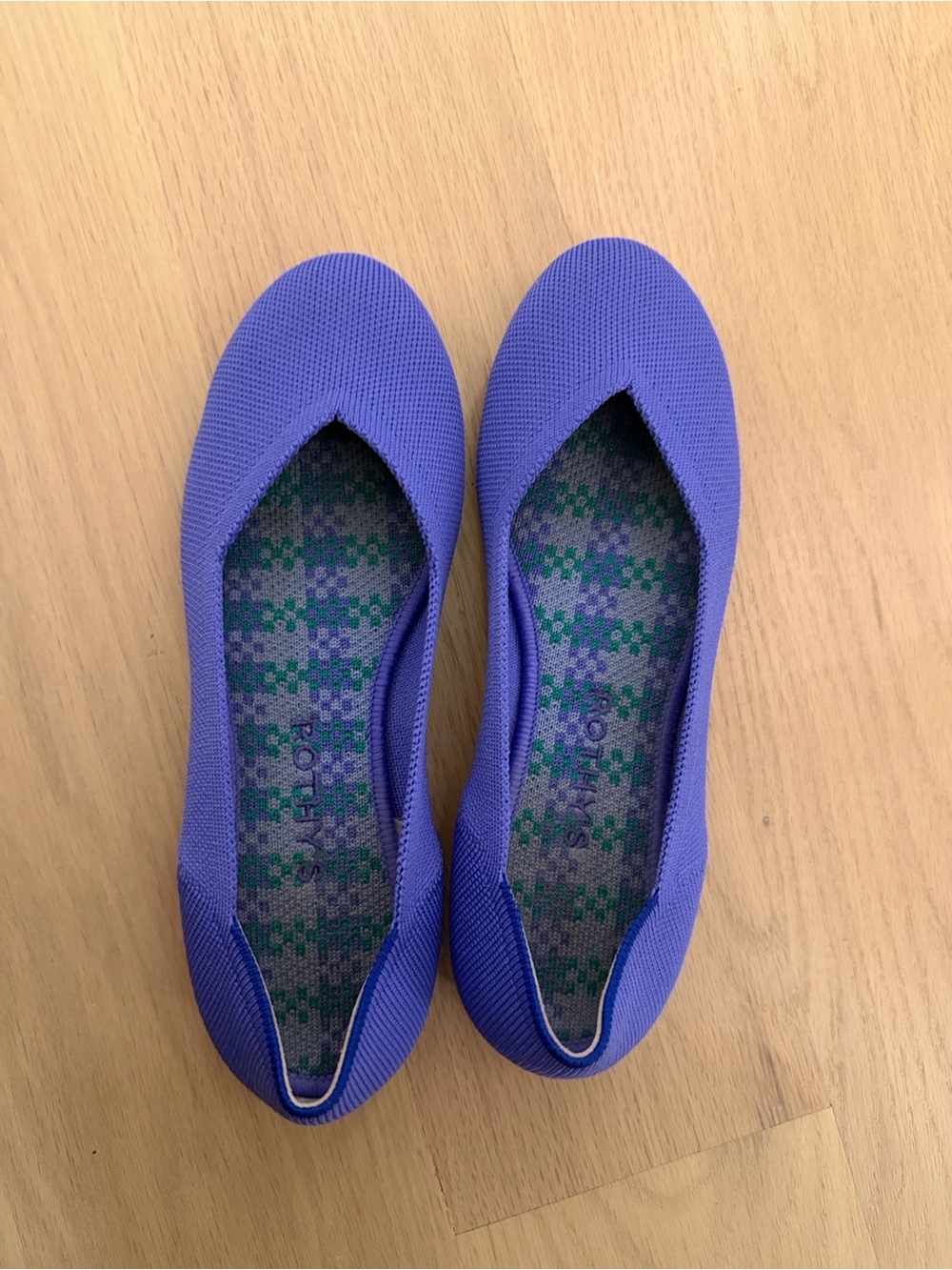 Rothy's Violet Knit Slip-On Ballet Flats